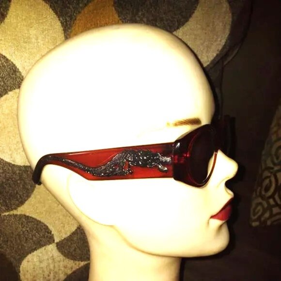 ❤️RARE JEAN PAUL GAULTIER DRAGON Model 56-0021 SUNGLASSES + CASE - Picture 3 of 16